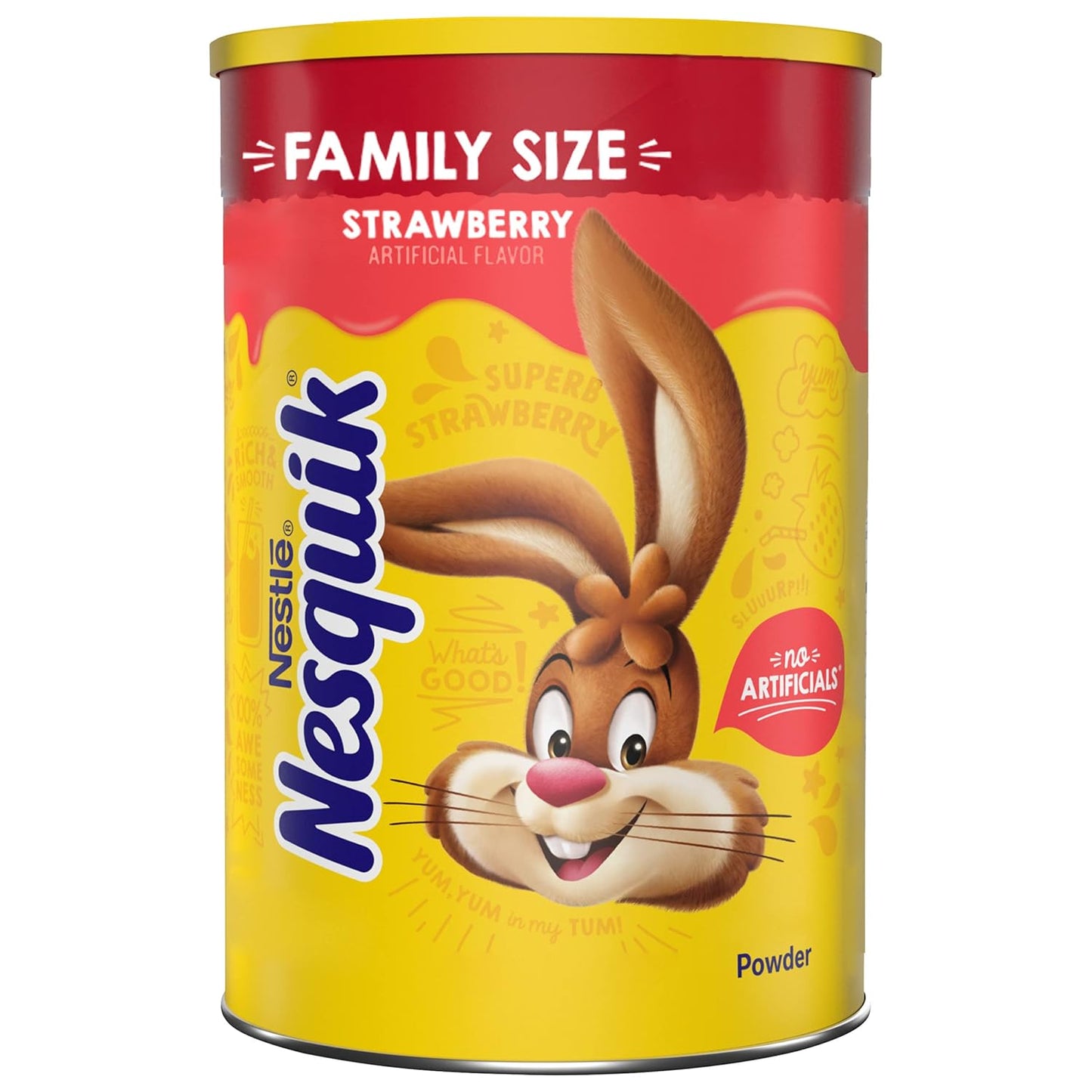 Nesquik Large Strawberry Powder Drink Mix, 35.5oz