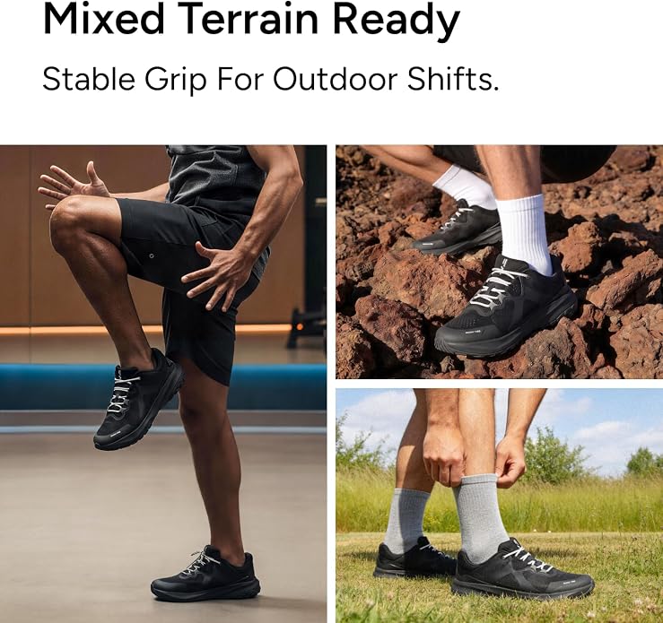 Muddy Vibes Men's Walking Shoes – Breathable Mesh Sneakers
