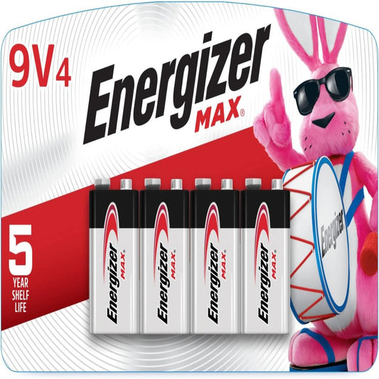 Energizer Max 9-Volt Battery 4 Pack