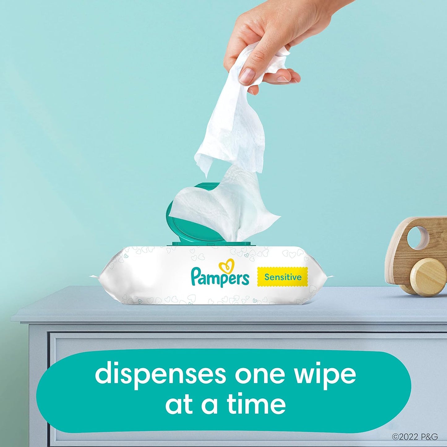 Pampers Sensitive Baby Wipes, 448 count