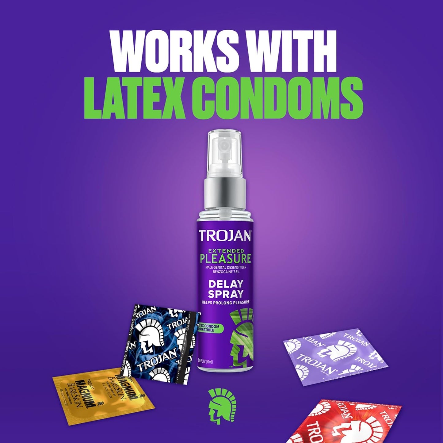Trojan Extended Pleasure Delay Spray, 2oz