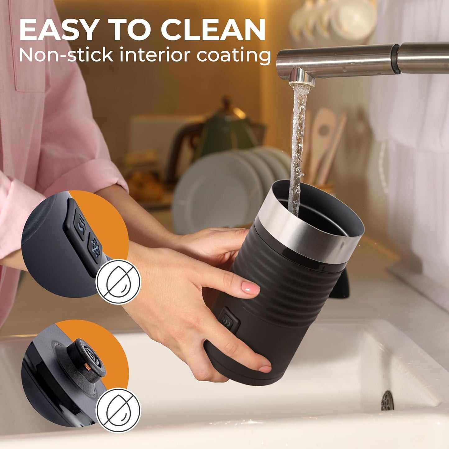 Electric Milk Frother & Steamer
