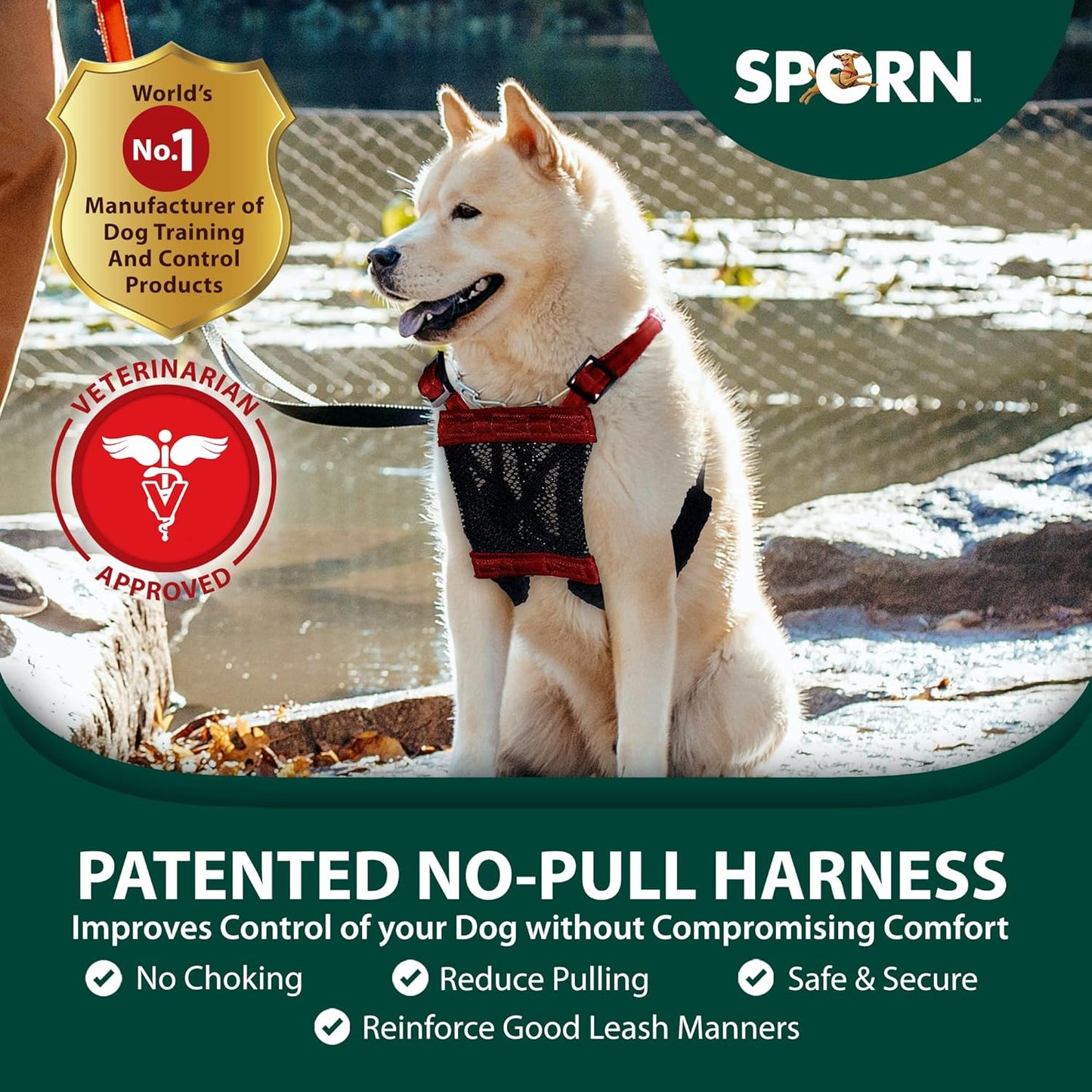 SPORN MESH HARNESS  RD/BLK ASSORTED