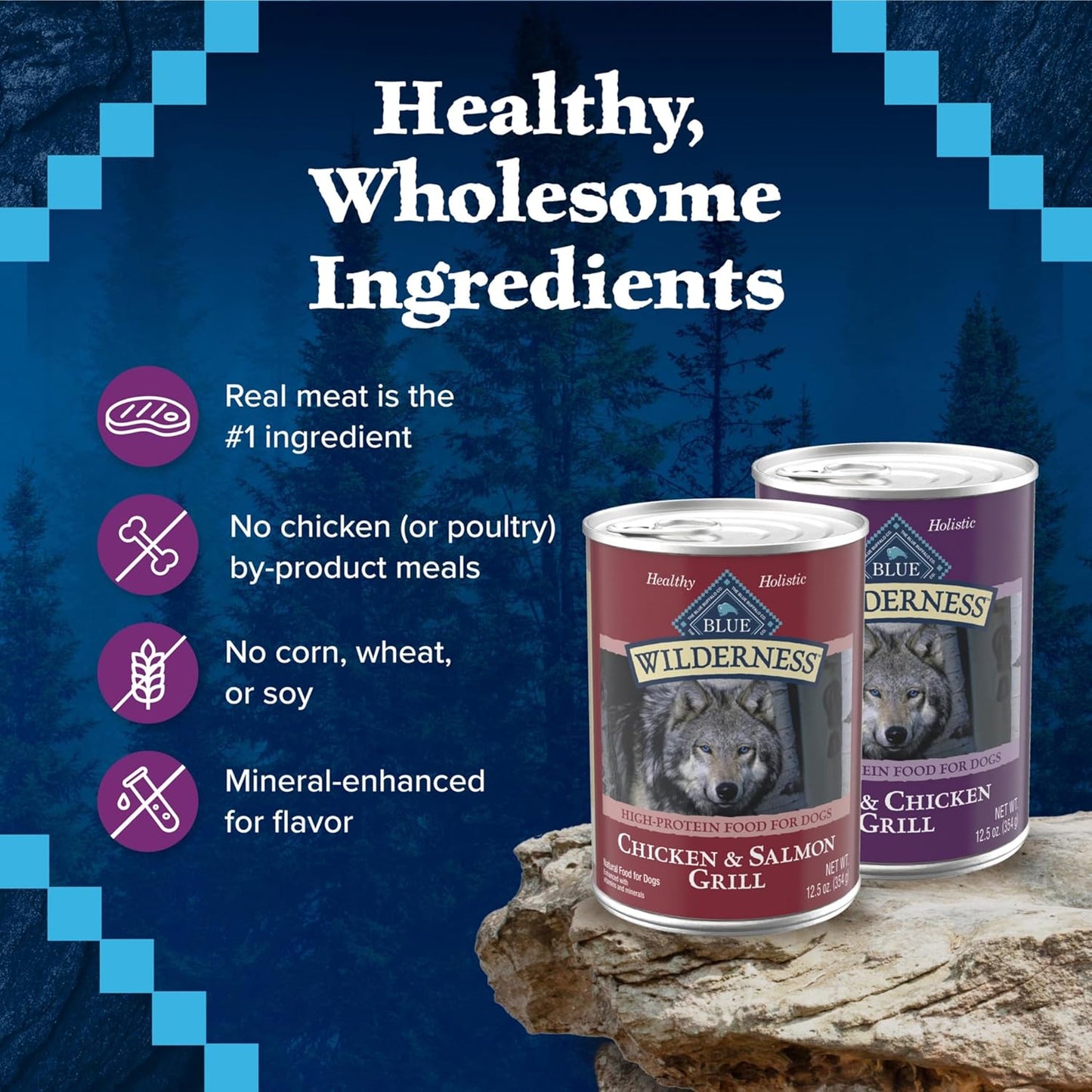 Blue Buffalo Wilderness Dogs,12.5 oz