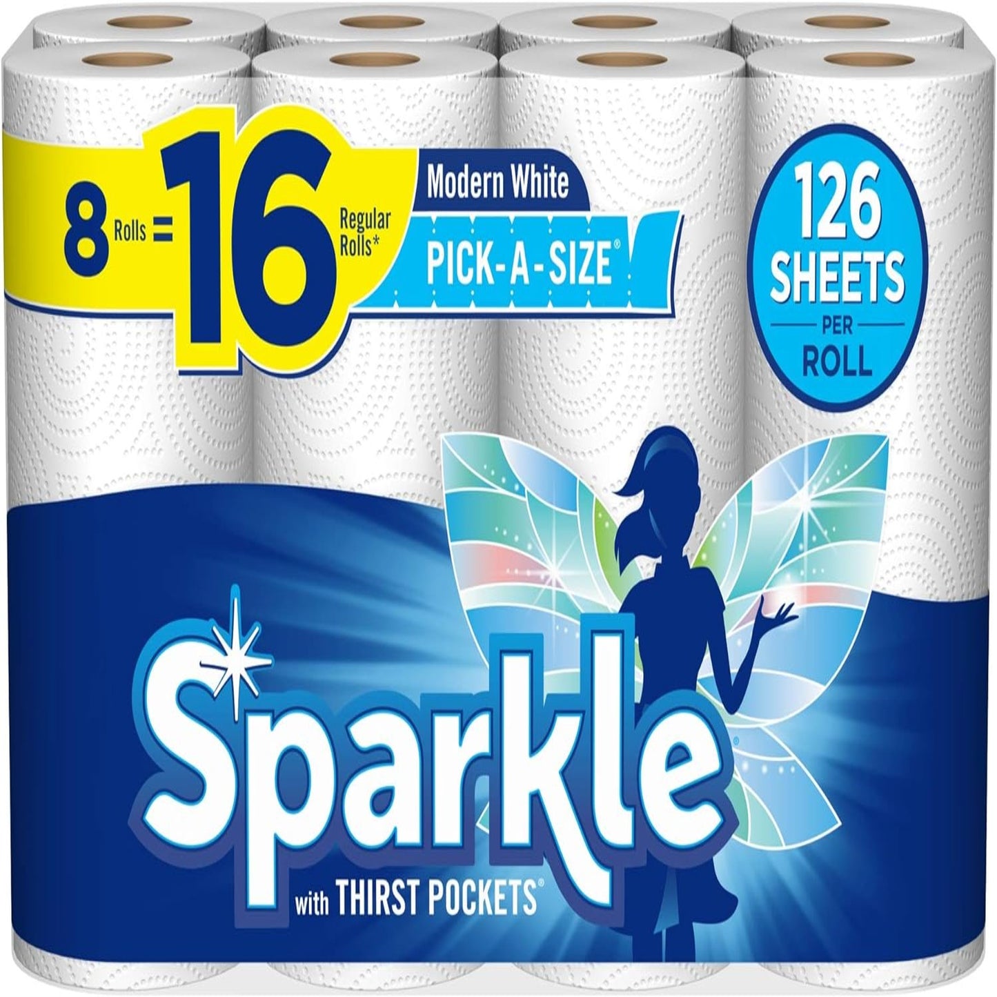 Sparkle, Paper Towels, 8 Count of 126 Sheets Per Roll