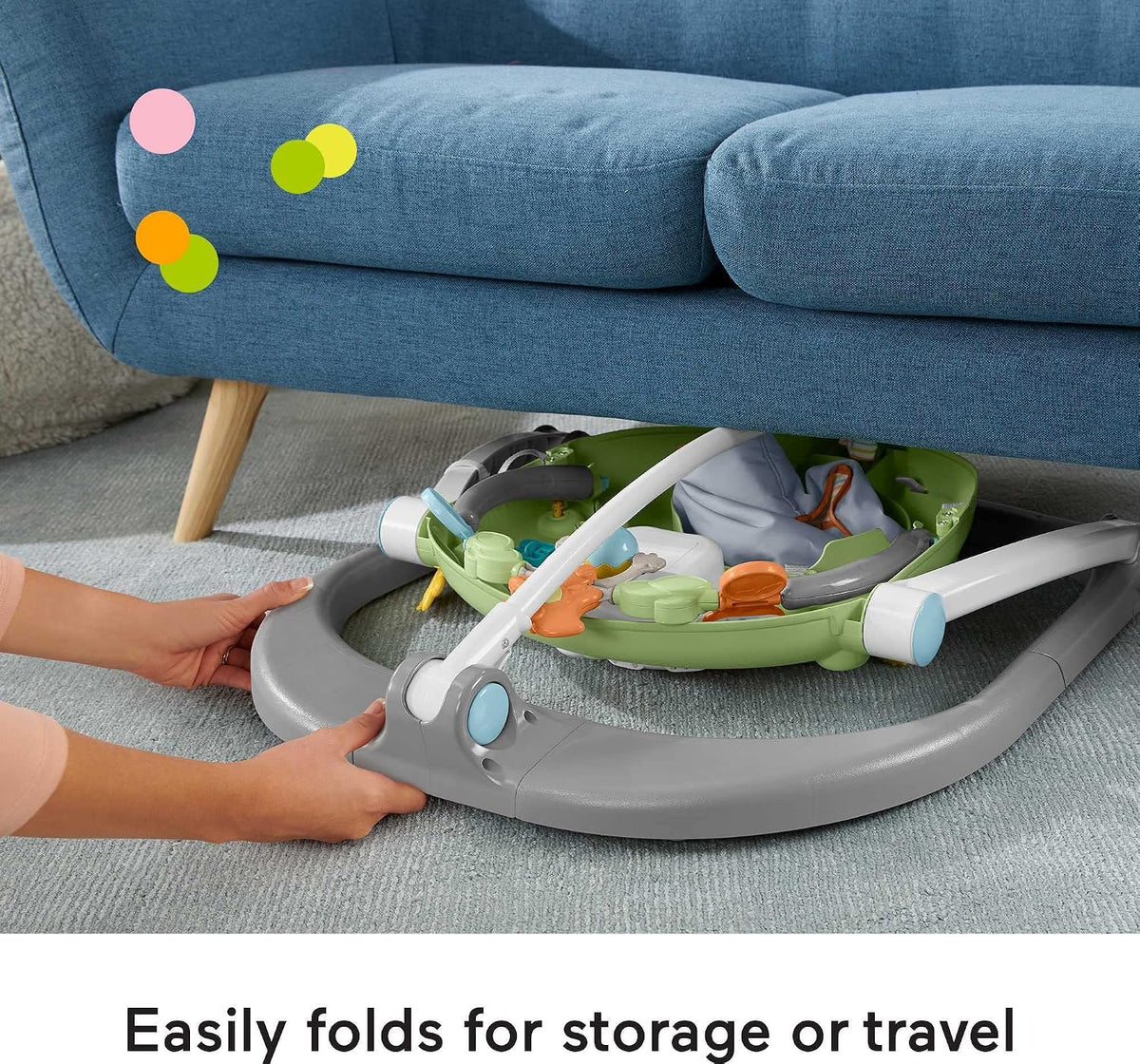 Fisher-Price SpaceSaver Jumperoo Baby Bouncer & Activity Center