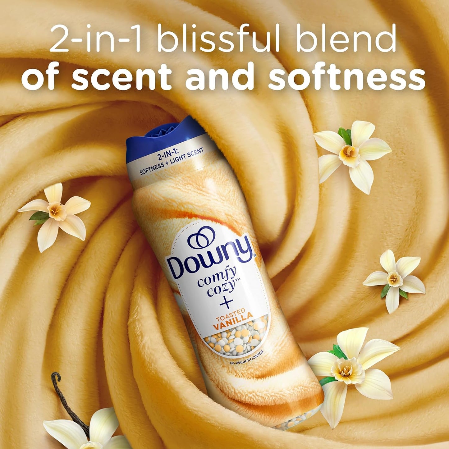 Downy Laundry Scent Booster Beads, Toasted Vanilla,13 oz