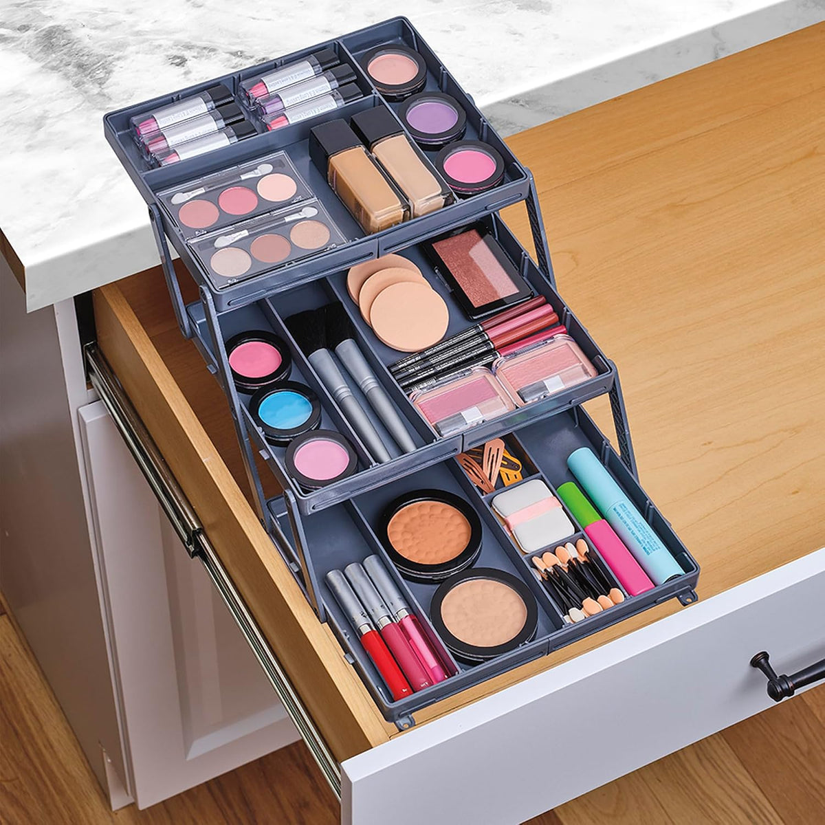 Ontel Smart Drawer Multi-Level Adjustable Organizer with Dividers