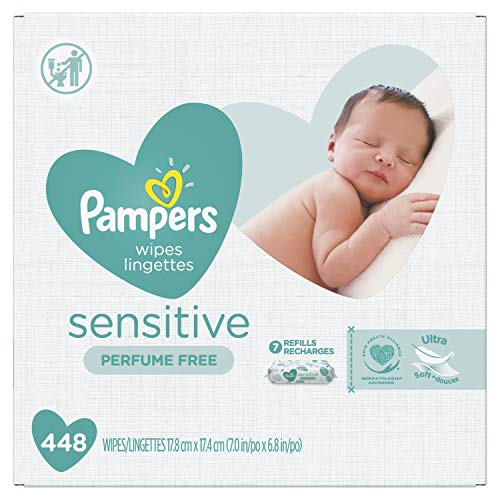 Pampers Sensitive Baby Wipes, 448 count