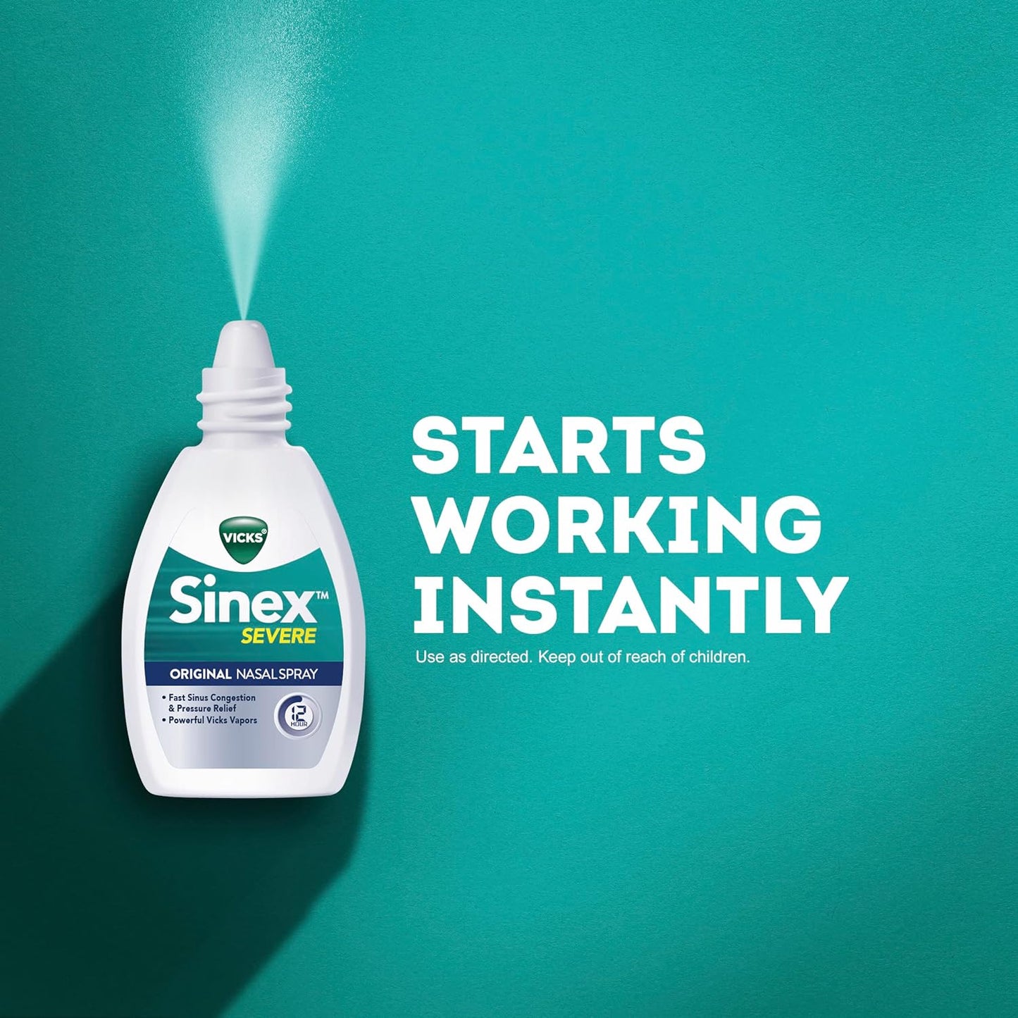 Vicks Sinex Severe Nasal Spray,.50 oz