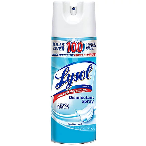 Lysol Disinfectant Spray, Crisp Linen Scent, 10.5 oz