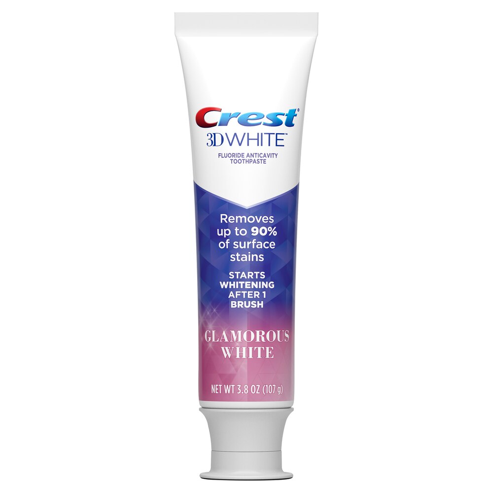 Crest Toothpaste 3D Glamorous White, Mint, 3.8oz