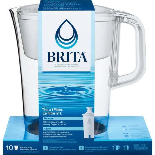 Brita Tahoe Water Filter Pitcher,10-Cup