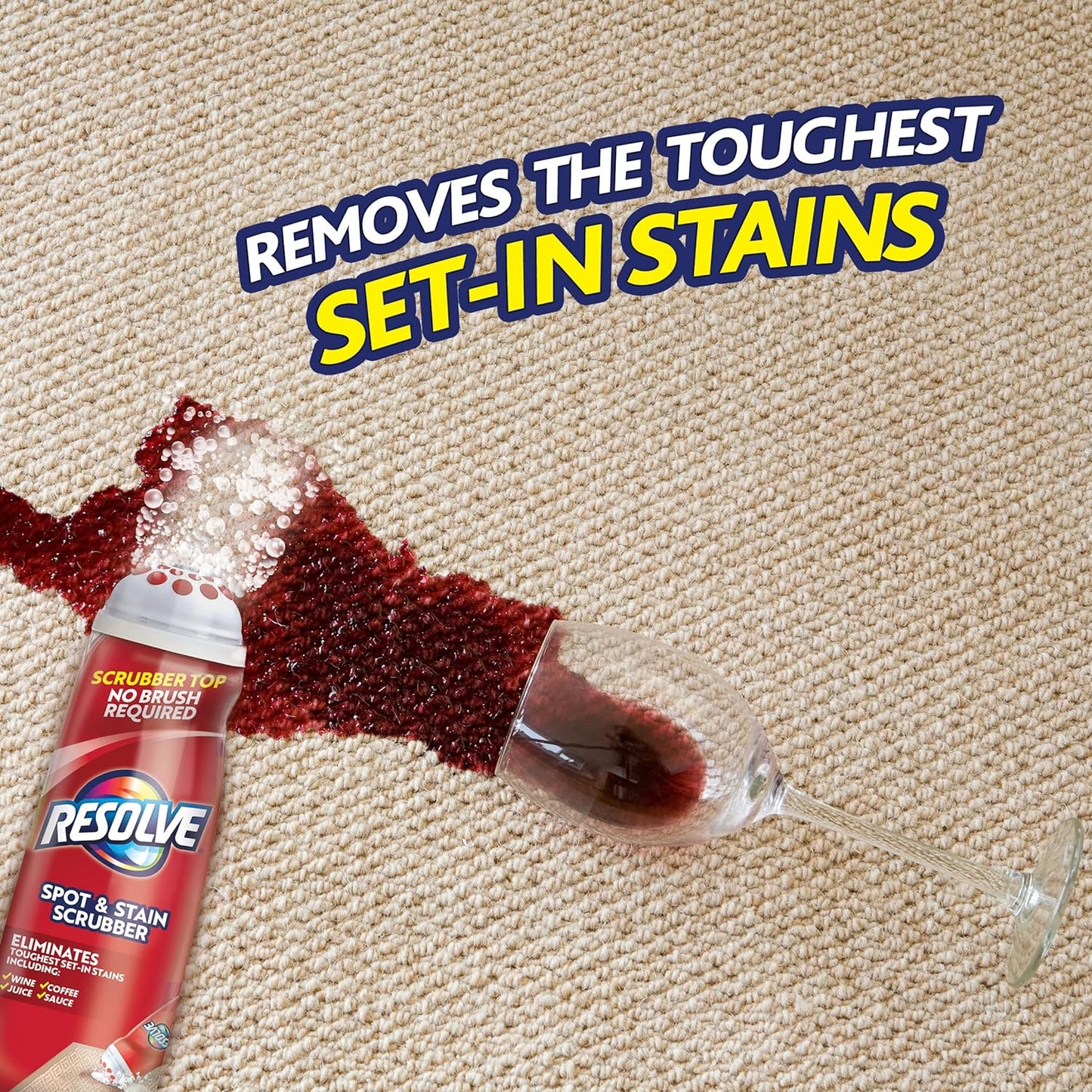 Resolve Carpet Spot and Stain Scrubber,6.7oz