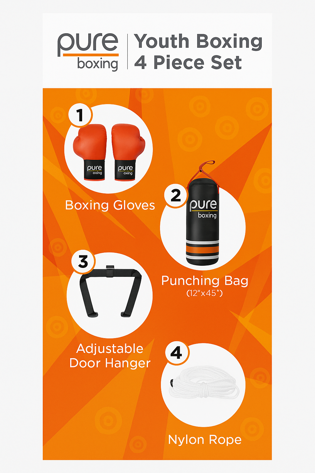 Pure Boxing Youth Boxing 4 Piece Set