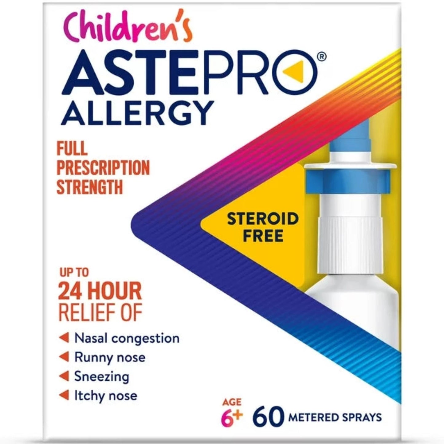 Children's Astepro Allergy Nasal Spray,60 Metered Sprays,.37oz