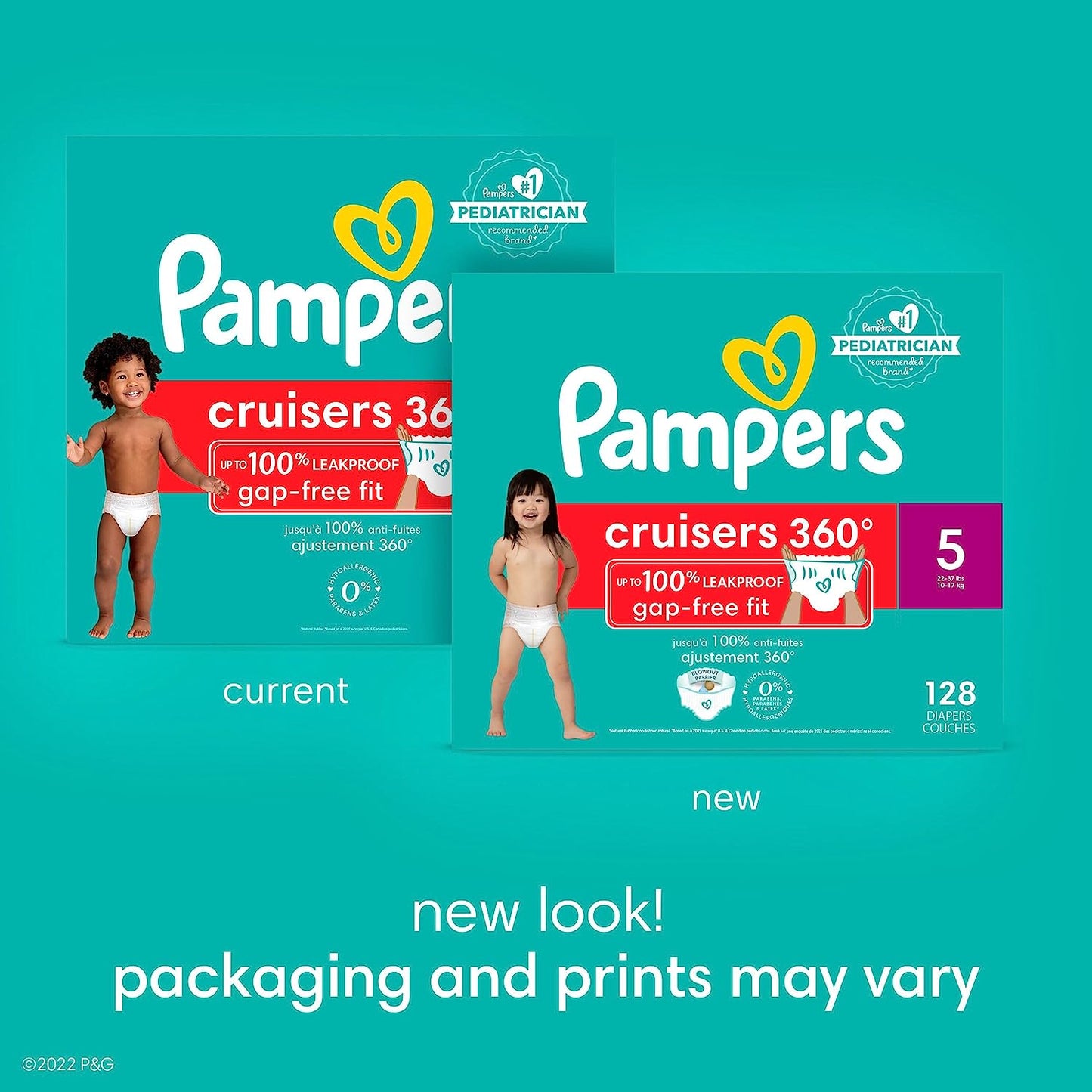 Pampers Cruiser Diapers - Size 5, 19 Count