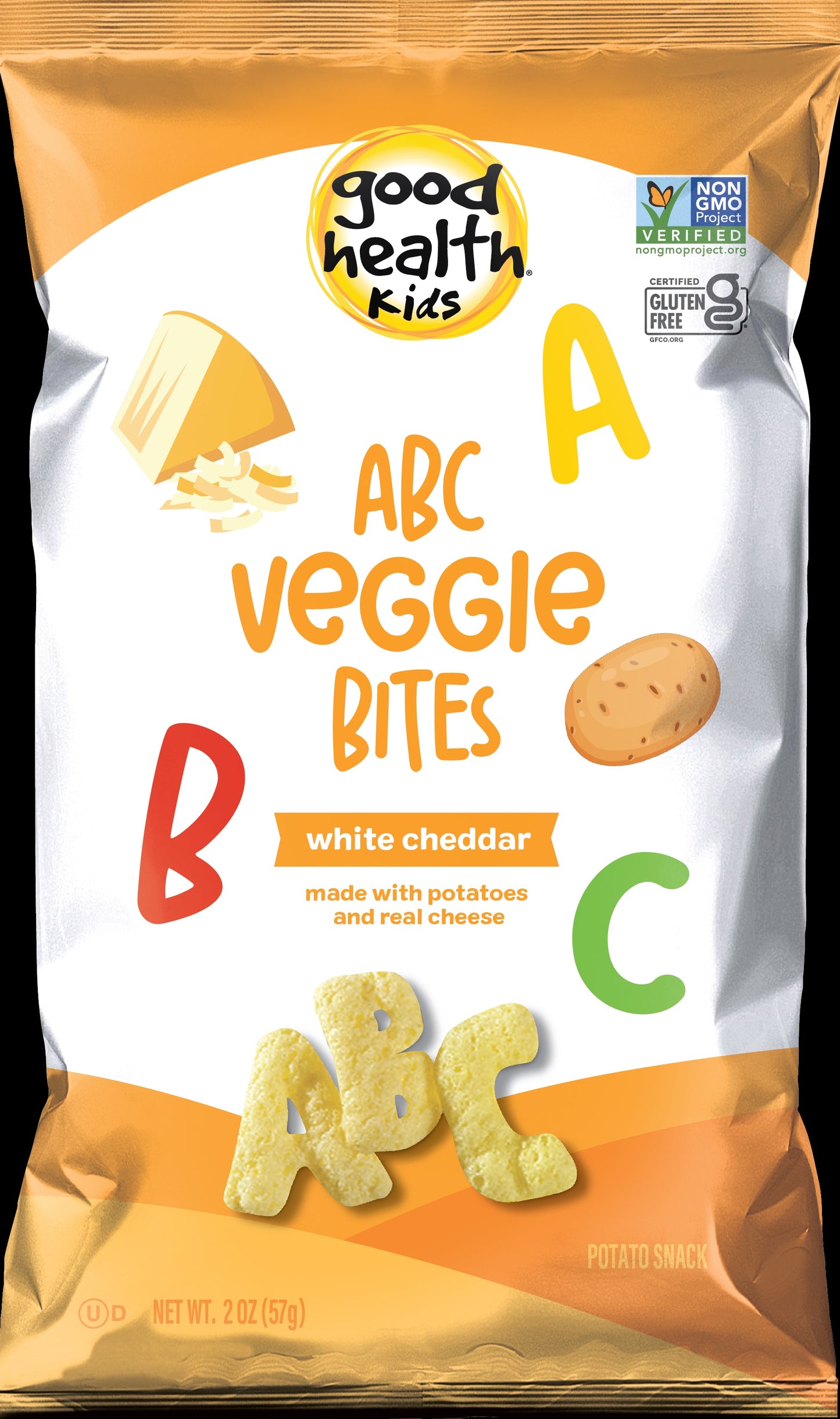 Good Health ABC White Cheddar Veggie Bites,2oz