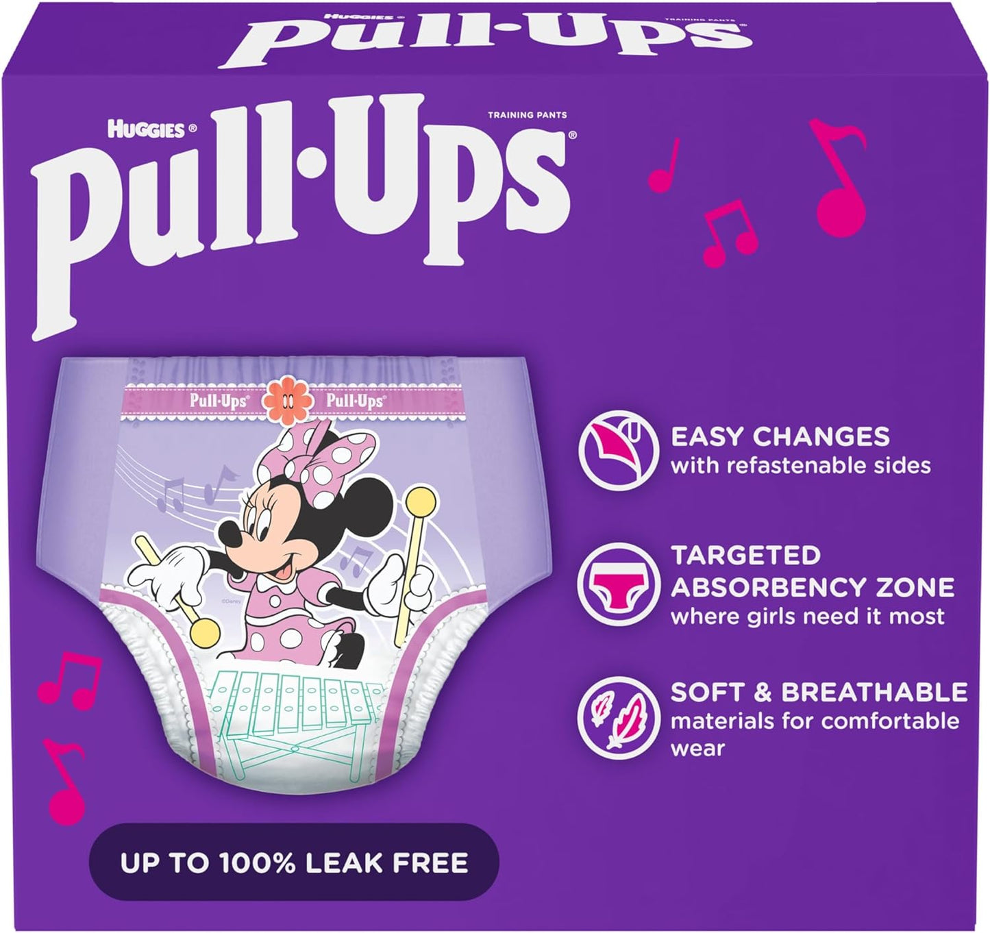 Pull-Ups Girls' Potty Training Pants, 4T-5T,56ct