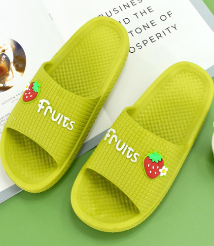 PVC Fruits & Bear Slide Sandals – Assorted Designs