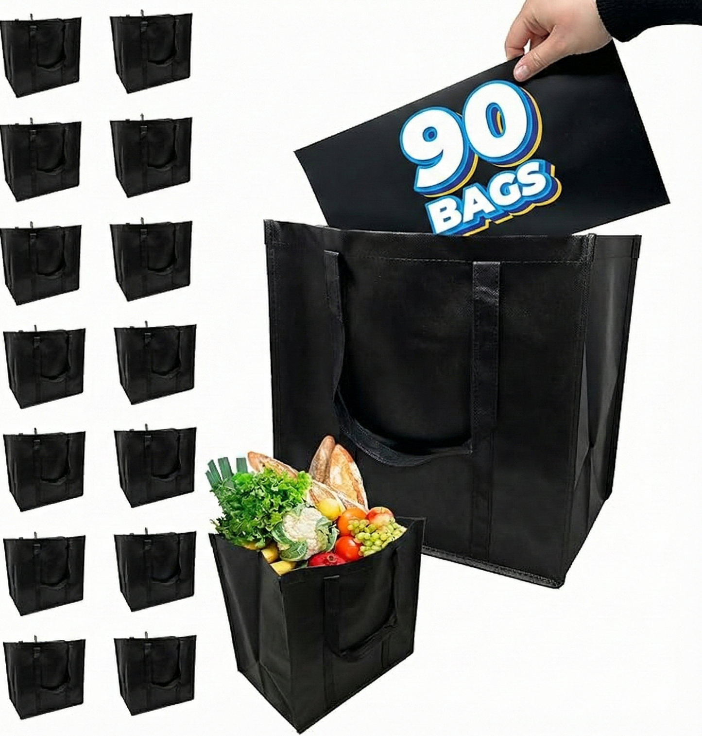 PP Non Woven,16x13x9" - 90ct