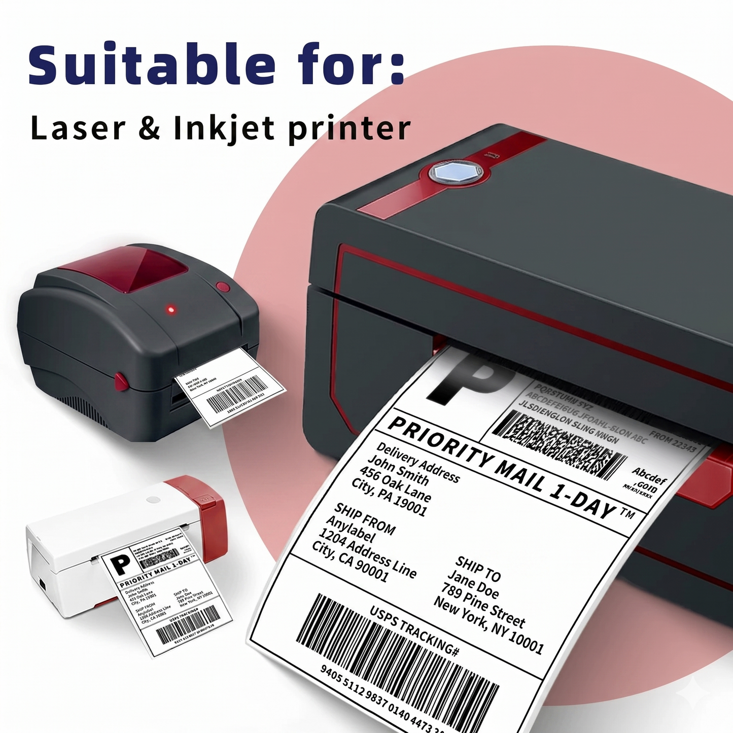 Thermal Label Roll, 4x6" - 2400ct