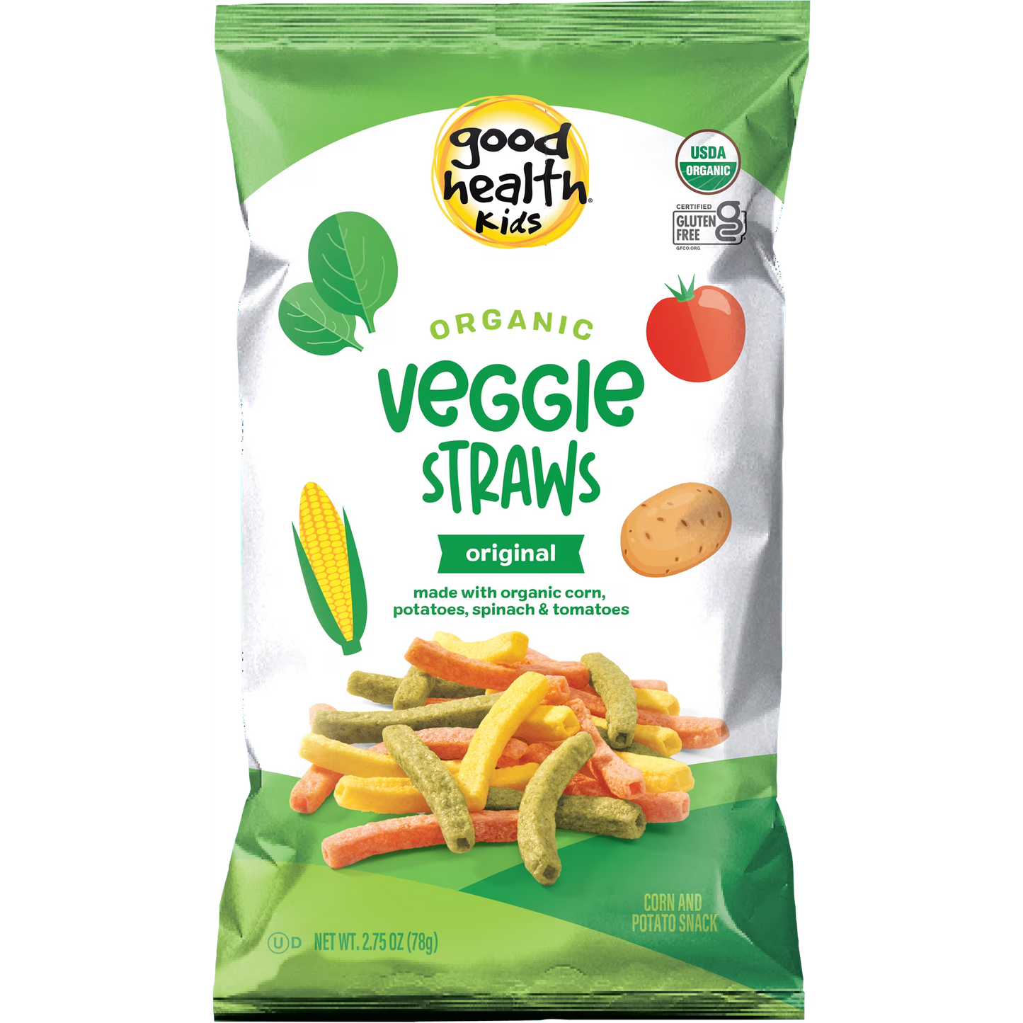Good Health Organic Veggie Straws,2.75oz