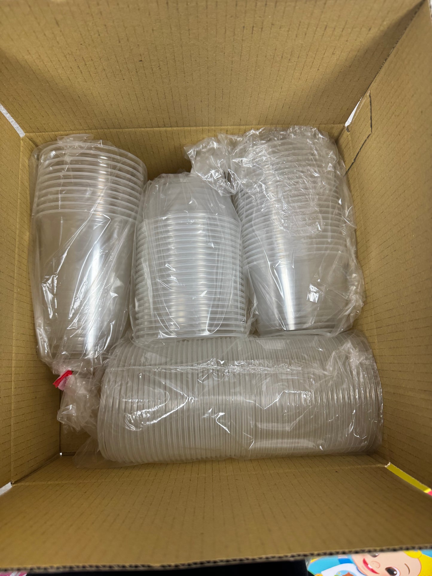 8/16/32 oz. Round Deli Clear Container w/Lid Combo - 50ct