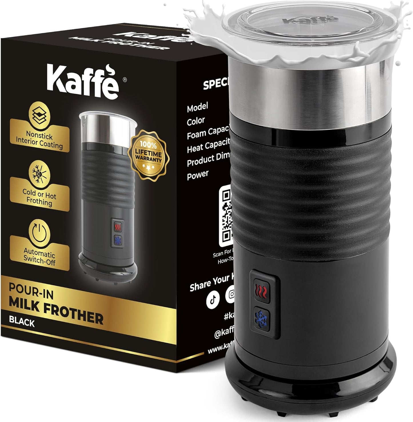 Electric Milk Frother & Steamer