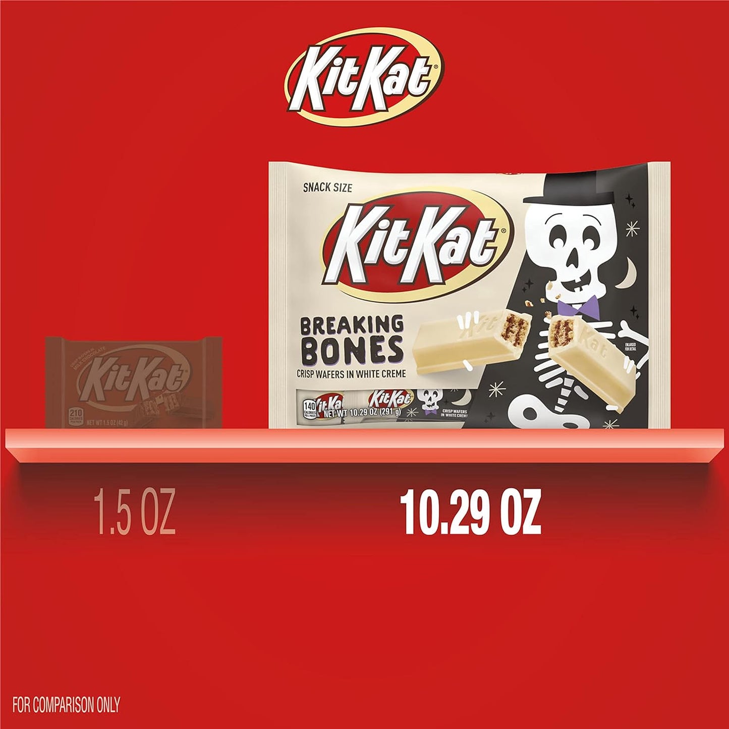 KIT KAT Breaking Bones White Creme,10.29oz