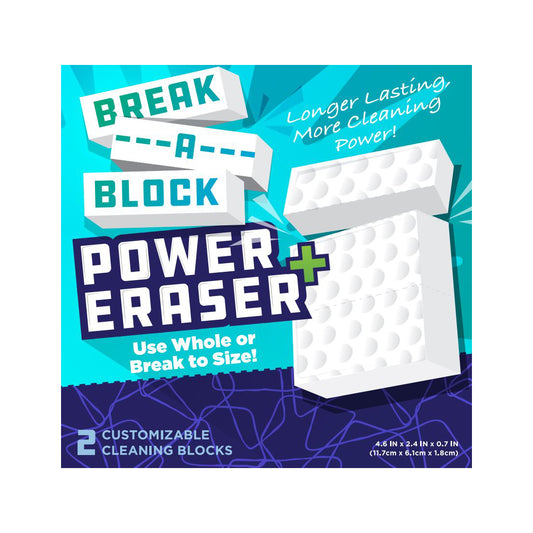 Break A Block Extra Strength Cleaning Eraser,2ct