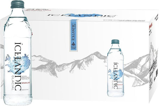 Icelandic Glacial Natural Spring Alkaline Water, 11.1oz