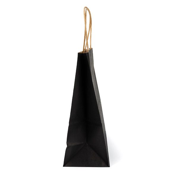 Black Paper Twist 8x4.5x10.25",110ct