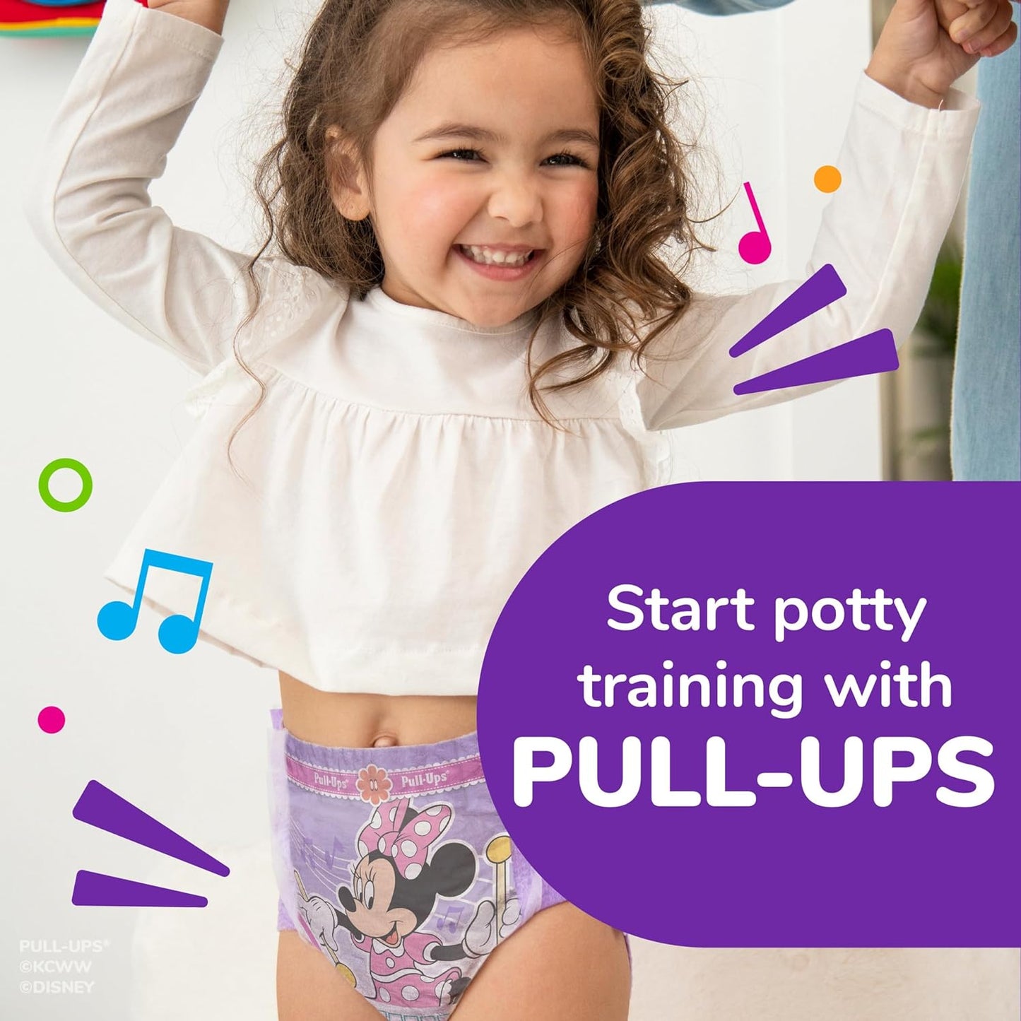 Pull-Ups Girls' Potty Training Pants, 4T-5T,56ct