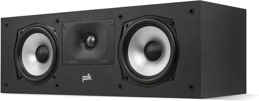 Polk Audio Monitor XT30 Compact Center Channel Speaker, Midnight Black