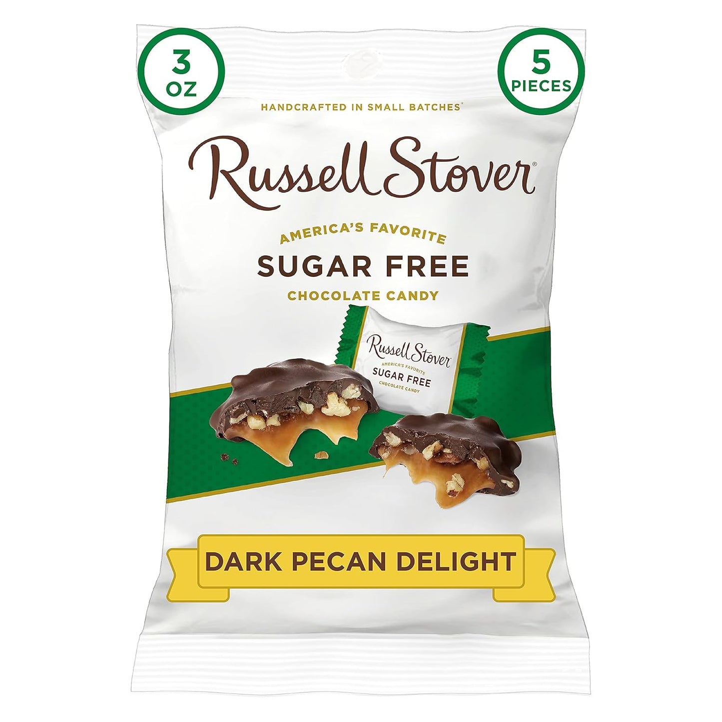 Russell Stover Bag, Dark Pecan Delight, 3oz