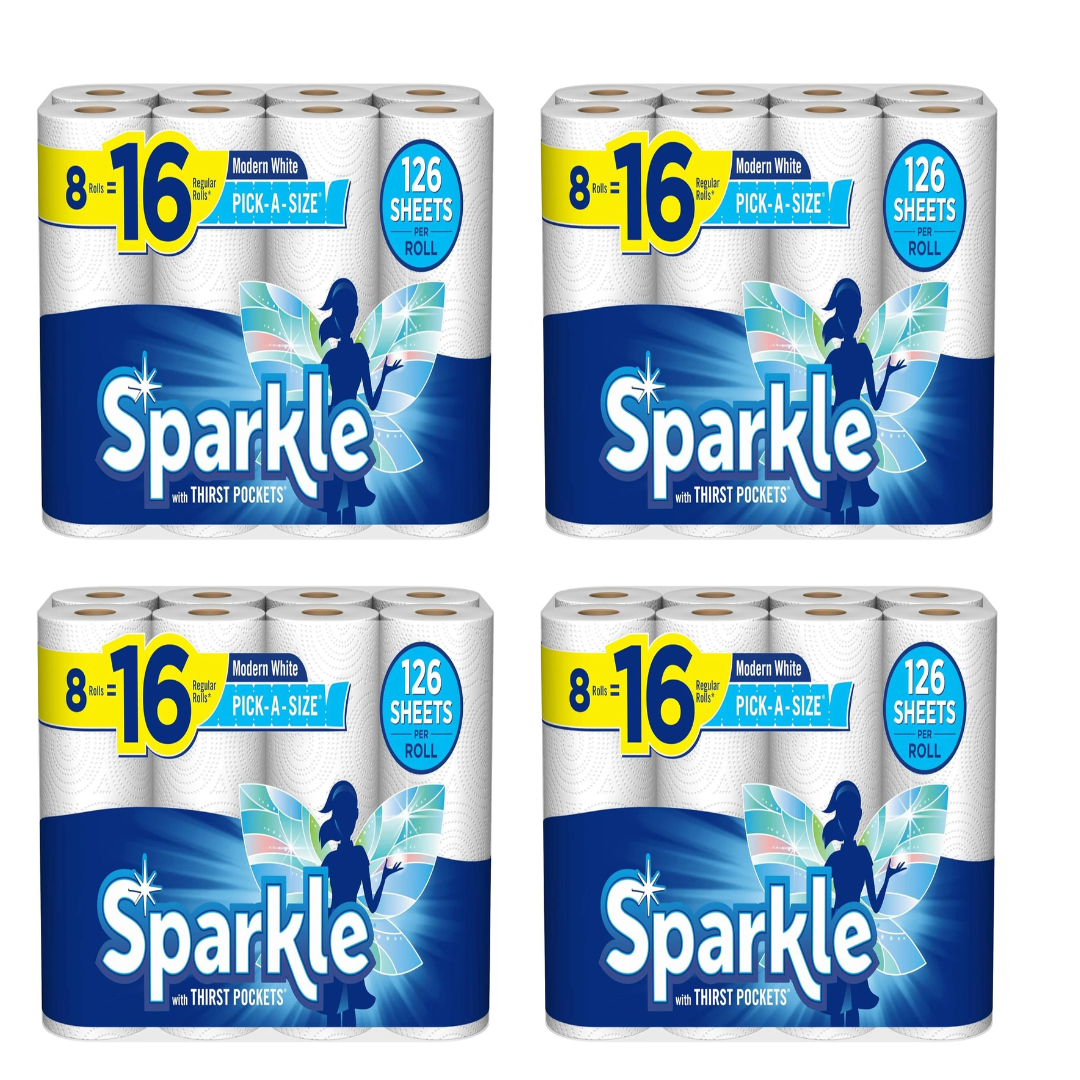 Sparkle, Paper Towels, 8 Count of 126 Sheets Per Roll