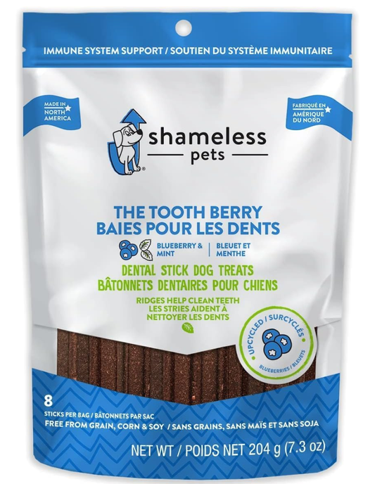 Tooth Berry Dental Stick 7.2oz, 8 Sticks/Bag