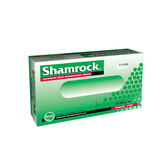 Shamrock Clear Vinyl Exam Gloves,100/Box
