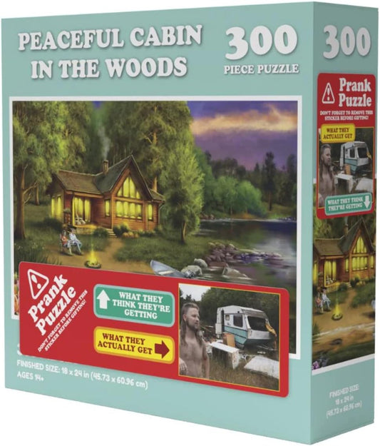Doing Things Cabin Prank Puzzle, 300 Piece
