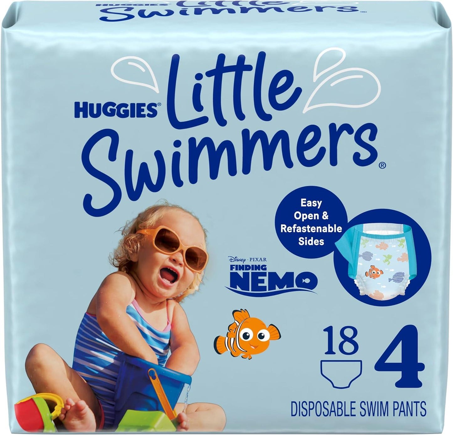 Huggies Little Swimmers Swim Diapers, Display shippers (16 per pallet)