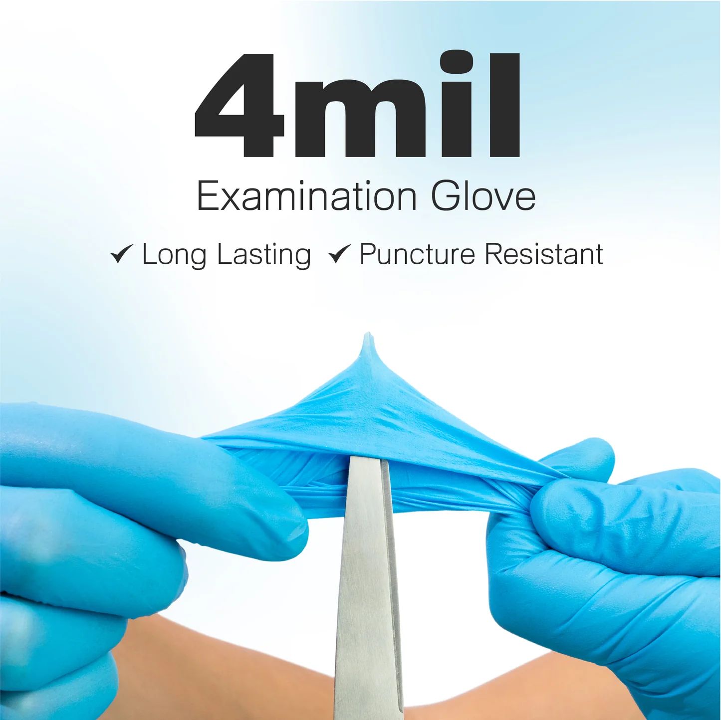 Raxwell Blue Nitrile Exam Gloves,100/Box (10/carton)