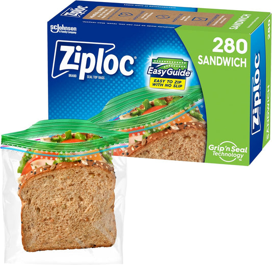 Ziploc Sandwich Bags,280ct