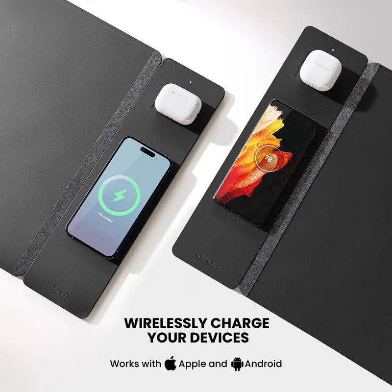 Journey - ALTI Wireless Charging Desk Mat - Black
