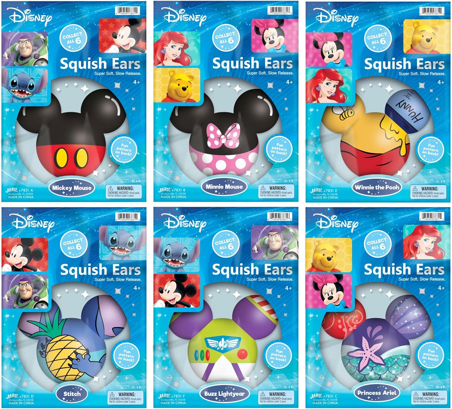 Disney squishy stress relief products