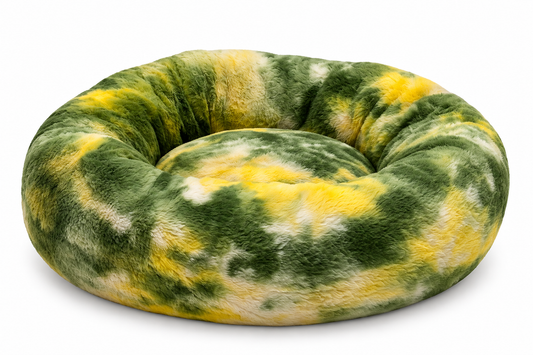 Green & Yellow - Pet Bed