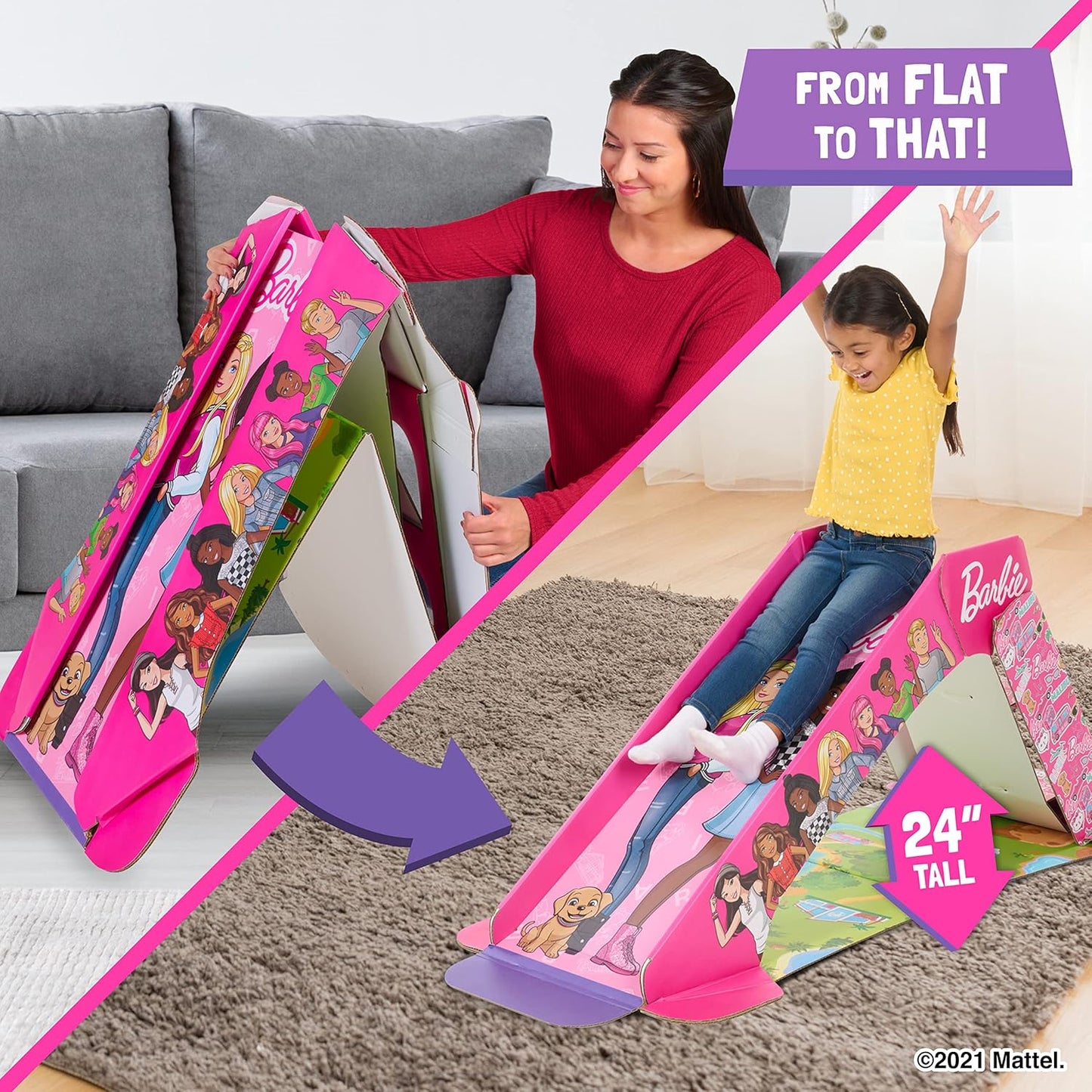 Barbie Pop2Play Indoor Slide for Toddlers