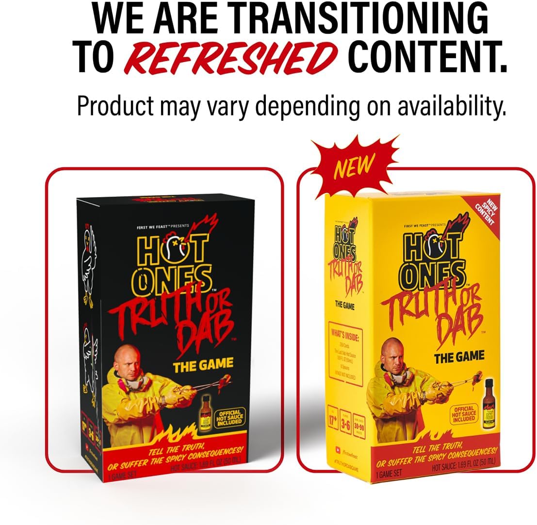 Wilder Games Hot Ones Truth or Dab The Game