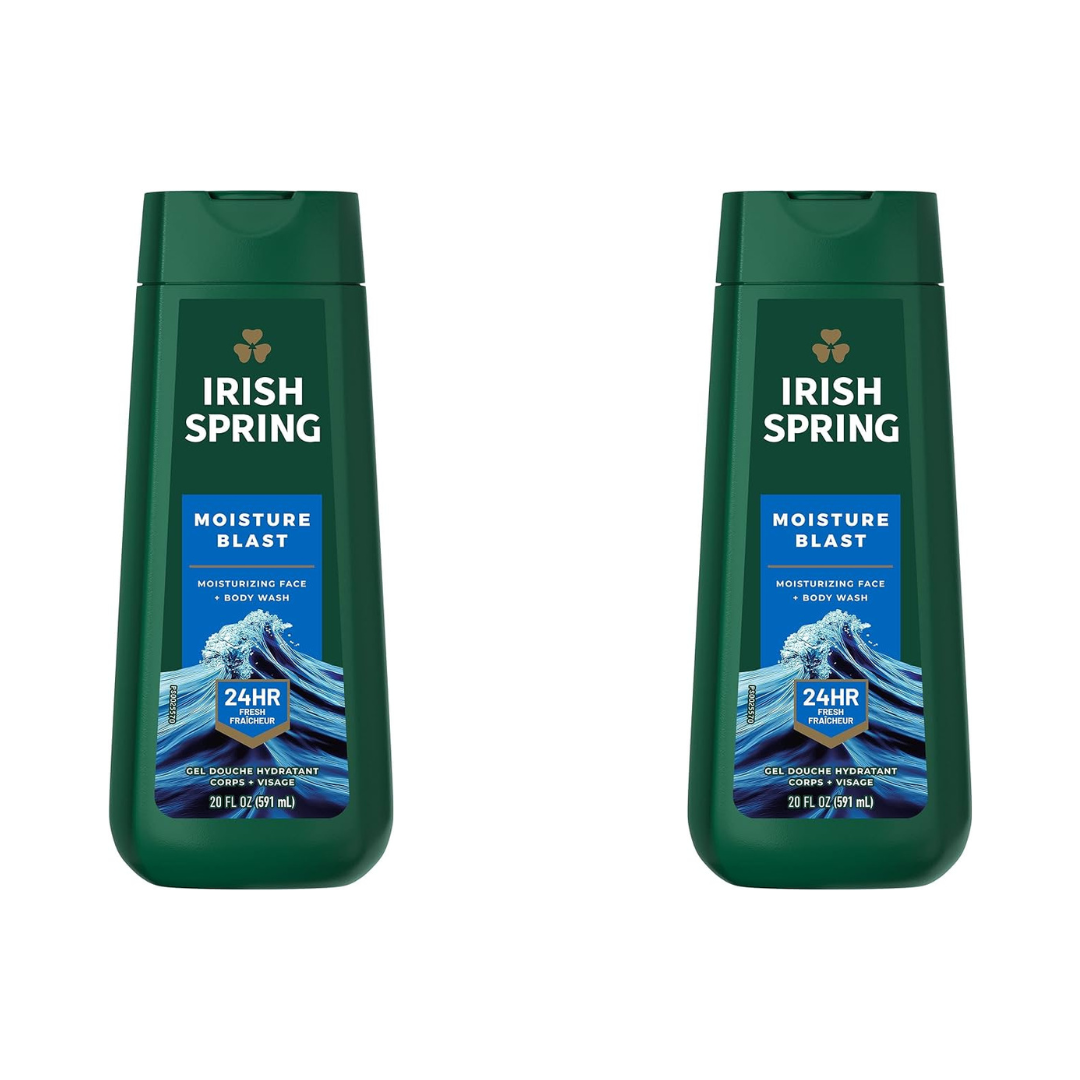 Irish Spring, Mountain Blast, Body Wash for Men,20oz