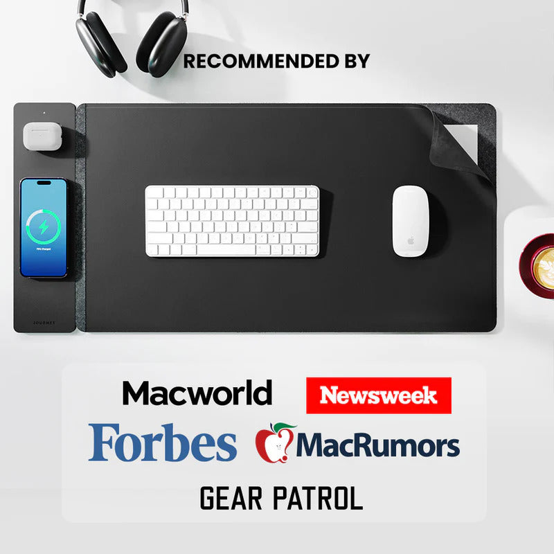 Journey - ALTI Wireless Charging Desk Mat - Black